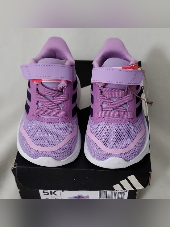Other - Adidas Runfalcon 5 EL I Kids Athletic Sneakers Purple US Size 5K Mesh Breathable